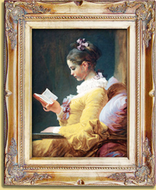 A Young Girl Reading