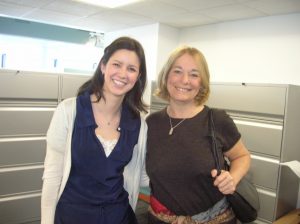 With Sarah Landis, my editor for THE FOUR SEASONS.  Thanks, Sarah, for your great work!