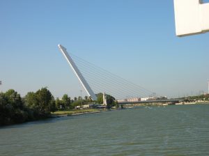 Bridge over the Gualadquivir River in Sevilla