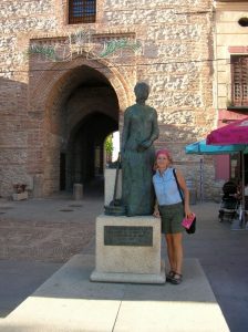 DSCN5205 Researching Isabella of Castile in Arevalo, Spain